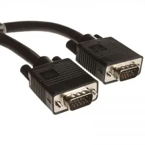 VGA Cable Male to Male 1.8M Black