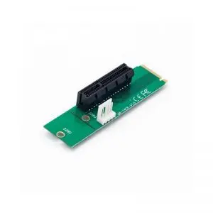NGFF M.2 to PCI-E 4x 1x Slot Riser Card Adapter