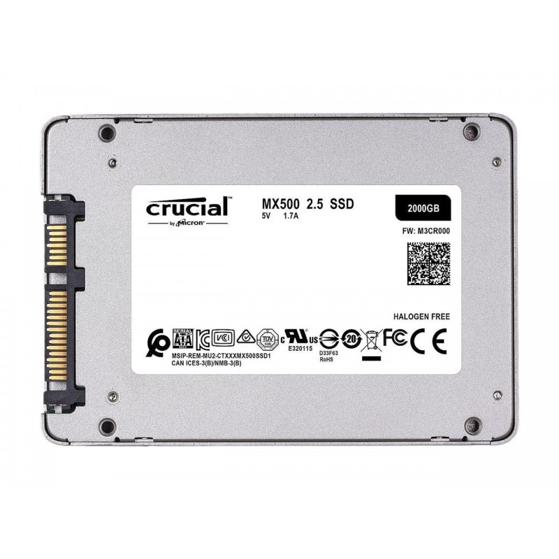 פיסיהוליק > Crucial MX500 2.5" 2 TB SATA III 3D NAND Internal Solid