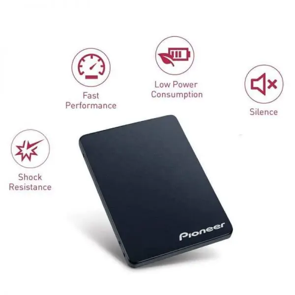 Pioneer 24GB Solid State Drive, 3D NAND 2.5-Inch TLC SSD SATA 6Gb/s, Marvell Controller, Pioneer 240GB Solid State Drive, 3D NAN