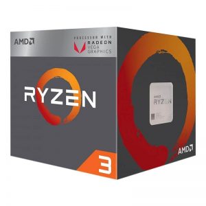 AMD RYZEN 3 2200G Quad-Core 3.7 GHz Turbo Socket AM4 65W YD2200C5FBBOX with Wraith STEALTH Cooling and RX VEGA Graphics