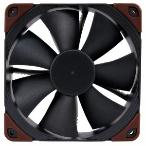 Noctua NF-F12 iPPC 2000 PWM, 4-Pin, Heavy Duty Cooling Fan with 2000RPM (120mm, Black)