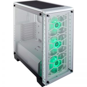Corsair Tempered Glass Crystal Series 460X RGB white ATX Mid Tower Computer Case