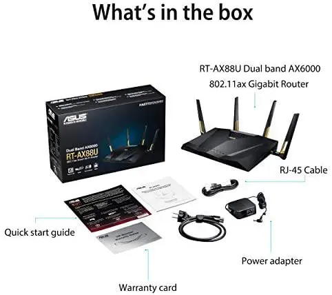 נתב גיימינג ASUS RT-AX88U Dual Band WiFi 6 – תמונה 2