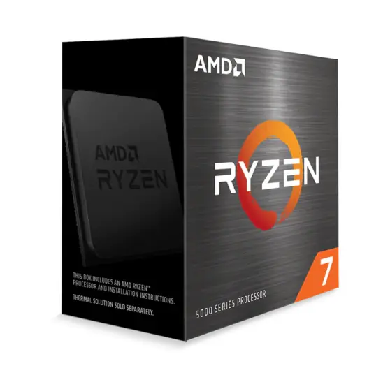 AMD Ryzen 7 5800X - Ryzen 7 5000 Series Vermeer (Zen 3) 8-Core 3.8 GHz Socket AM4 105W Desktop Processor - 100-100000063WOF