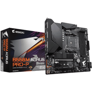 Gigabyte B550M AORUS PRO-P AM4 Ryzen Motherboard