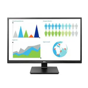 LG 24BK550Y-B, Black 24" 5ms (GTG) 1920 x 1080, FHD IPS Display, MINI PC MOUNTING CAPABILITIES Built-in 1.2W 2ch Stereo Speakers