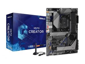 ASRock X570 CREATOR AM4 AMD X570 SATA 6Gb/s ATX AMD Motherboard