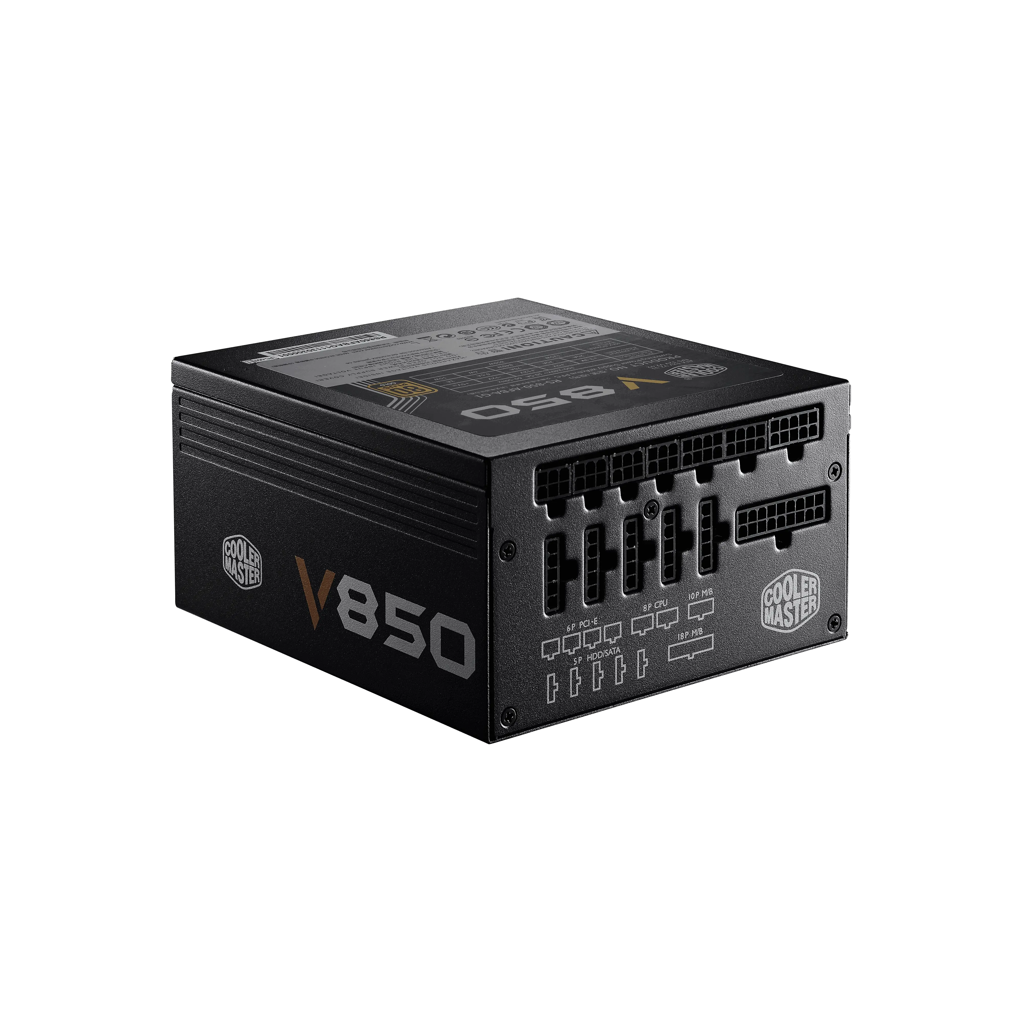 Cooler Master V850 850W 80+ Gold Certified Fully Modular ATX Power Supply – תמונה 2