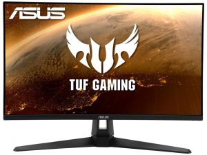 ASUS TUF Gaming 27" 1440P HDR Monitor QHD 2560 x 1440, IPS, 170Hz, 1ms, ELMB, Speaker, G-SYNC Compatible VG27AQ1A Gaming Monitor