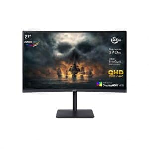 Acer Nitro XZ273UP UM.HX3EE.P25 27" 0.5 MS 170 Hz HDMI+DP FreeSync Premium QHD Curved VA LED Monitör
