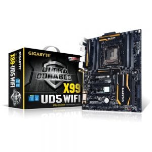 לוח אם GIGABYTE GA-X99-UD5 WIFI LGA 2011-v3 Intel X99 SATA 6Gb/s USB 3.0 Extended ATX Intel Motherboard