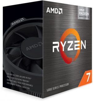 AMD Ryzen 7 5700G - Ryzen 7 5000 G-Series Cezanne (Zen 3) 8-Core 3.8 GHz Socket AM4 65W AMD Radeon Graphics Desktop Processor - 100-100000263BOX