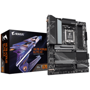 GIGABYTE X670 AORUS ELITE AX AM5 LGA 1718 AMD ATX Motherboard