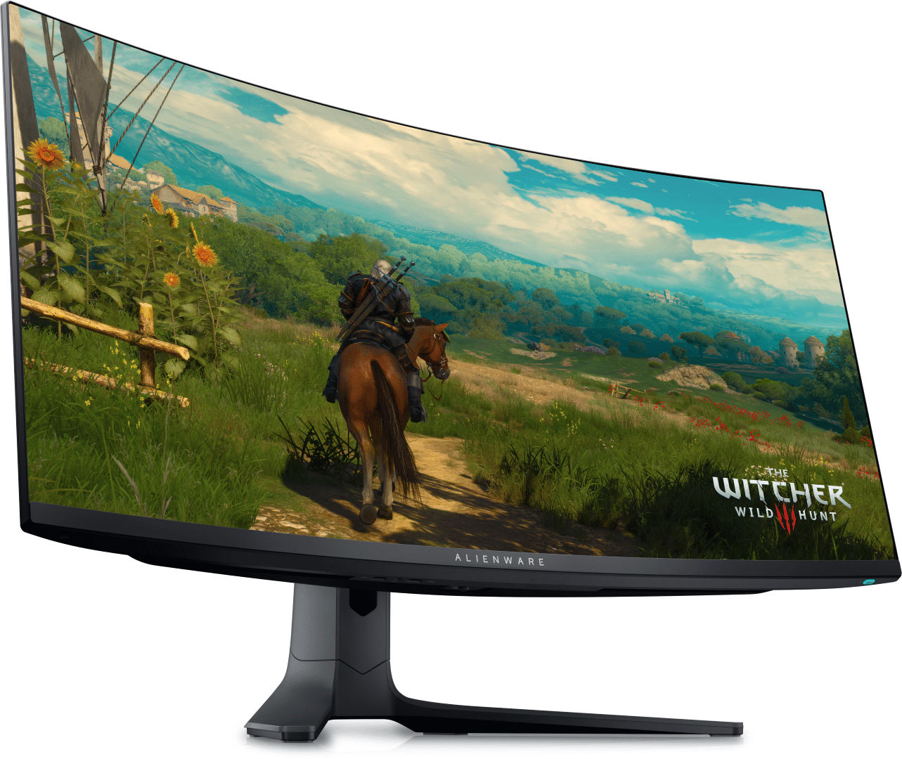 Alienware AW3423DWF 34" QD-OLED WHQD 21:9 1800R Curved Ultrawide - 165Hz 0.1ms 99.3% DCI-P3 HDR400 AMD FreeSync Premium Pro - Dark Side of the Moon Gaming Monitor