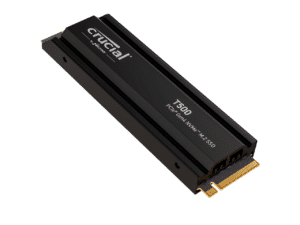 Crucial T500 2TB Gen4 NVMe M.2 Internal Gaming SSD with Heatsink, Up to 7400MB/s, PlayStation 5 Compatible + 1mo Adobe CC All Apps- CT2000T500SSD5