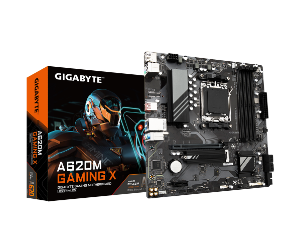 לוח אם Gigabyte A620M GAMING X 2.0 AMD AM5 Micro-ATX – תמונה 2