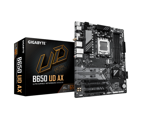 לוח אם GIGABYTE B650 UD AX DDR5 WIFI6 BT AM5 1GB LAN – תמונה 2
