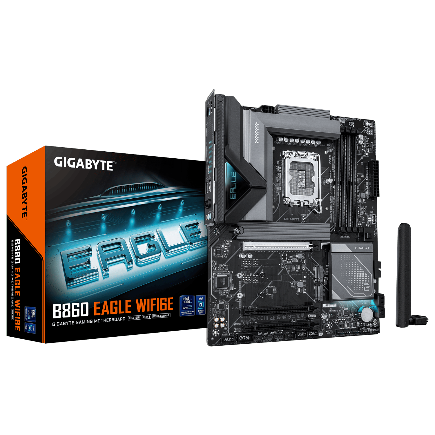 לוח למעבד דור 15 Gigabyte B860 EAGLE WIFI6E ATX 2.5GB LAN – תמונה 6