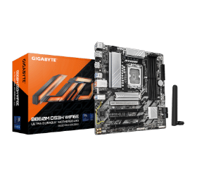 לוח לאינטל דור 15 Gigabyte B860M DS3H Micro-ATX WIFI BT DDR5