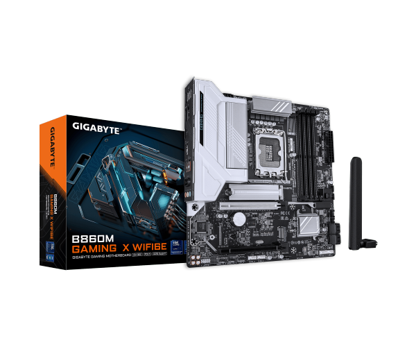 לוח למעבד דור 15 Gigabyte B860M GAMING X WIFI6E ATX 2.5GB LAN – תמונה 2