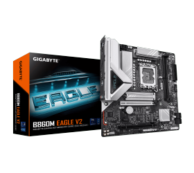 לוח למעבד דור 15 Gigabyte B860M EAGLE V2 M-ATX 2.5GB LAN