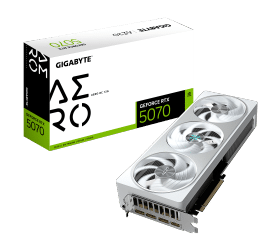 כ.מסך GIGABYTE GeForce RTX 5070 AERO OC 12G