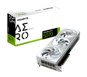 כ.מסך GIGABYTE GeForce RTX 5070 AERO OC 12G