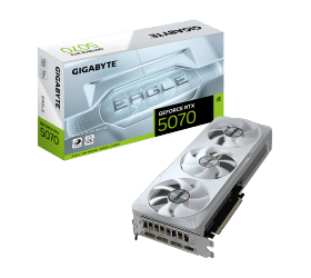 כ.מסך GIGABYTE GeForce RTX 5070 EAGLE OC ICE SFF 12G