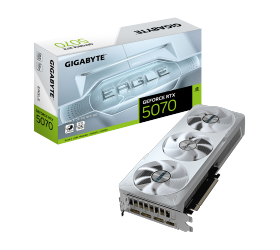 כ.מסך GIGABYTE GeForce RTX 5070 EAGLE OC ICE SFF 12G