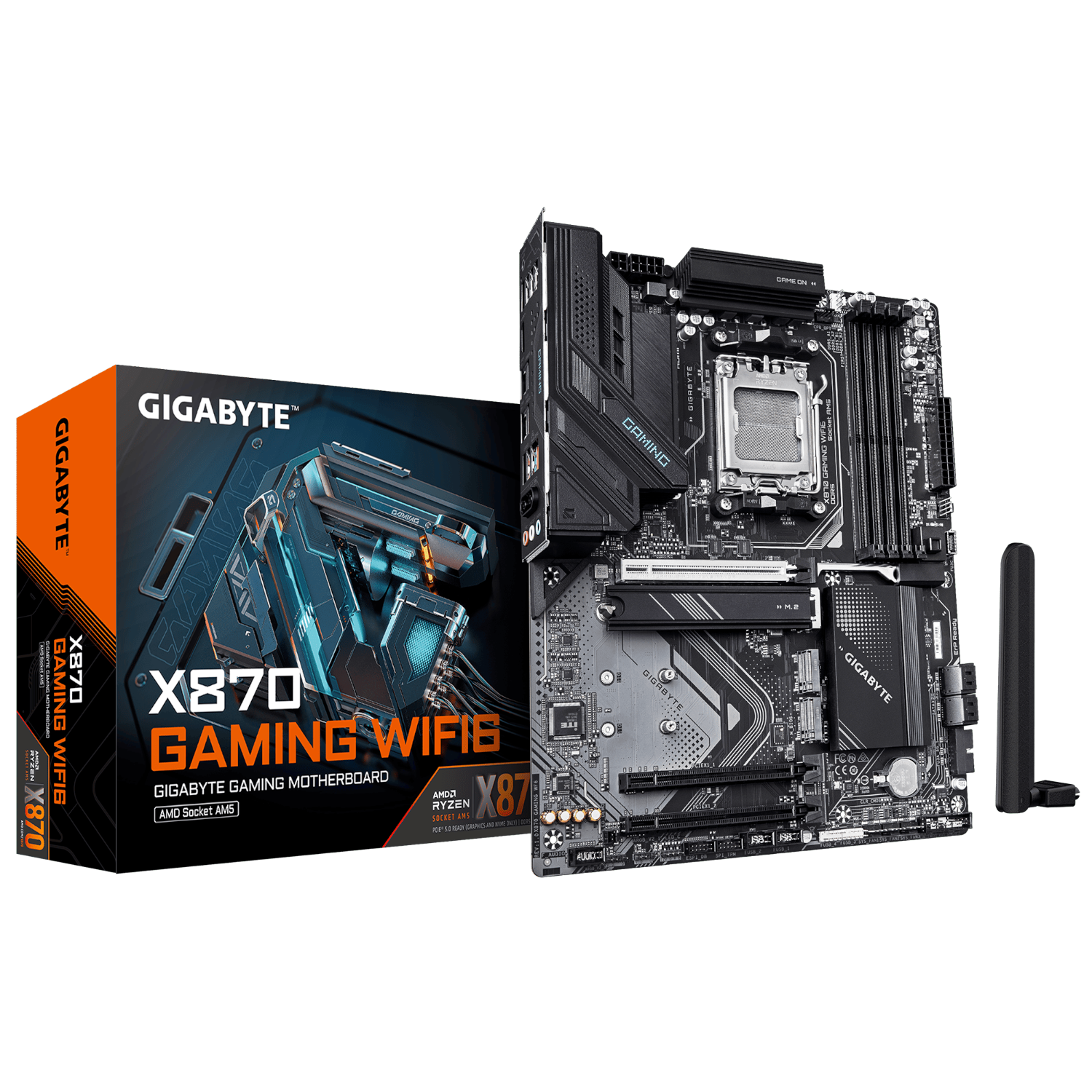 לוח אם GIGABYTE X870 GAMING WIFI6 ATX DDR5 AM5 BT 2.5GB LAN – תמונה 7