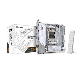 לוח אם GIGABYTE X870I AORUS PRO ICE MINI-ITX DDR5 AM5 BT 2.5GBE
