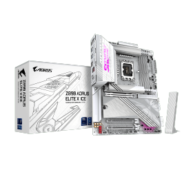 לוח לאינטל דור 15 Gigabyte Z890 AORUS ELITE X ICE ATX LGA1851