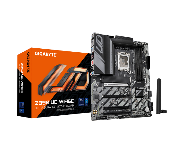 לוח לאינטל דור 15 Gigabyte Z890 UD WIFI6E 2.5GBE LAN ATX LGA1851 – תמונה 2