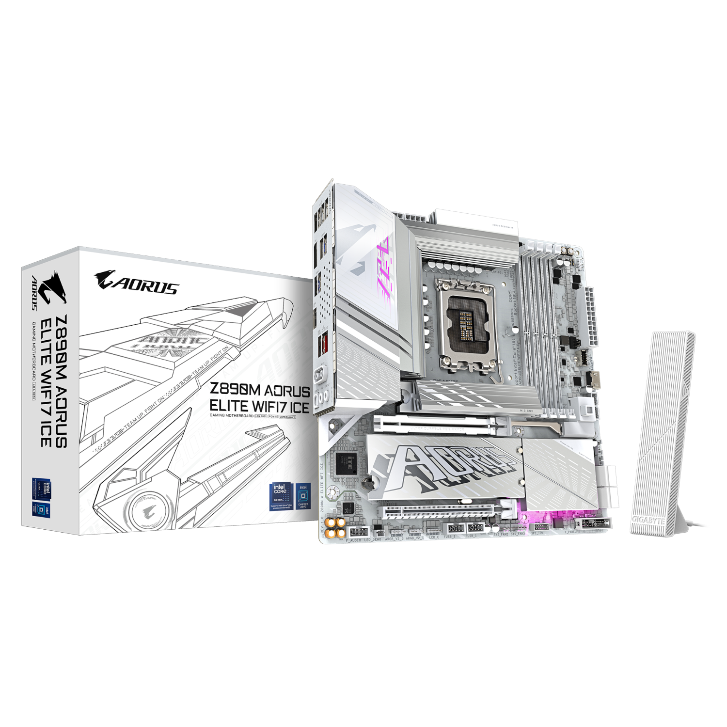 לוח אם אינטל GIGABYTE Z890M AORUS ELITE WIFI7 ICE WIFI7 BT PCIE 5 – תמונה 7