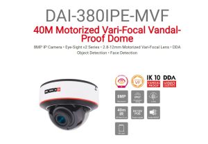 מצלמת כיפה PROVISION IP DAI-380IPE-MVF 8MP 40M IR Motorized VF