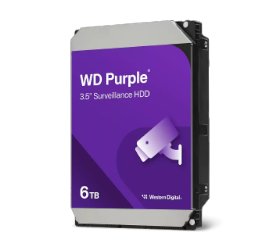 דיסק לנייח 3.5 Western Digital 6TB Purple 5400RPM 256MB Cache
