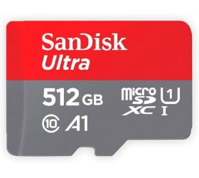 כרטיס זכרון SanDisk 512GB Ultra microSDXC UHS-I Up to 150MB/s C10