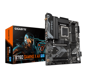 לוח למעבדי אינטל Gigabyte B760 Gaming X AX 1.2 DDR5 ATX WIFI6