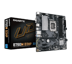 לוח אם אינטל Gigabyte B760M D3HP DDR5 VGA HDMI DP LGA1700