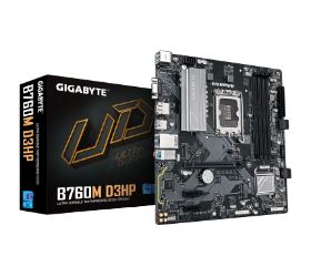 לוח אם אינטל Gigabyte B760M D3HP DDR5 VGA HDMI DP LGA1700