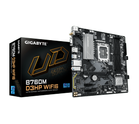 לוח אם אינטל GIGABYTE B760M D3HP WIFI6 mATX DP HDMI VGA LGA1700