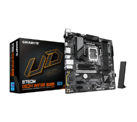 לוח אם Gigabyte B760M DS3H WF6E GEN5 Micro-Atx DDR5
