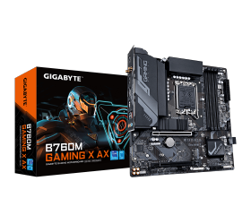לוח אינטל דורות 12-14 Gigabyte B760M GAMING X AX 1.2 DDR5 Wifi BT