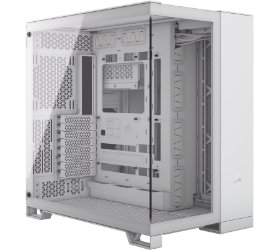 מארז Corsair 6500X Mid-Tower E-ATX Tempered Glass Case White