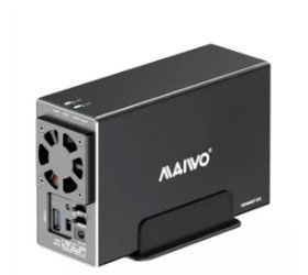 מארז חיצוני ל-2 דיסקים MAIVO HDD 3.5 DUAL BAY USB3.2 RAID