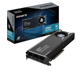 כרטיס מסך Gigabyte Radeon Pro W7800 AI TOP 32GB
