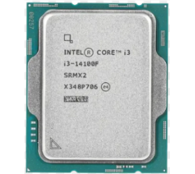 מעבד דור 14 Intel Core I3 14100F Tray no fan No GPU up to 4.7GHZ