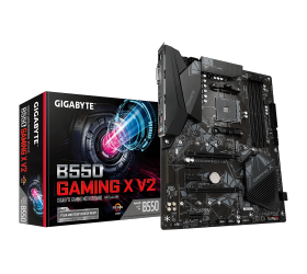 לוח אם Gigabyte B550 GAMING X V2 1.4 ATX DDR4 HDMI DVI AMD