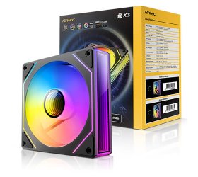 מאווררים למארז ANTEC Vision 120 Reverse ARGB FANS BLACK 3PK